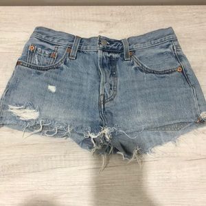 Denim shorts